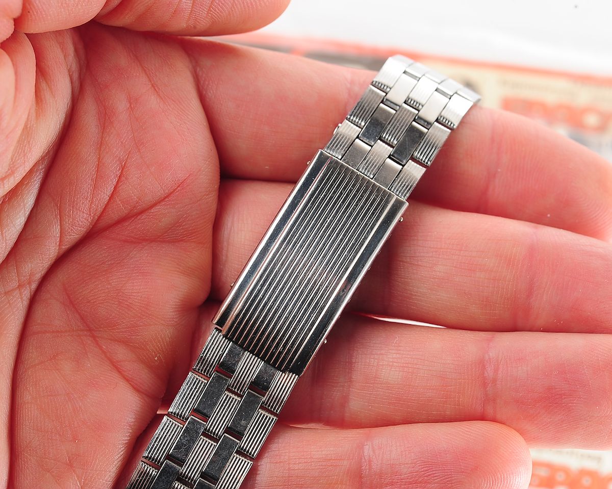 Soviet stainless steel bracelet Segment, 18mm