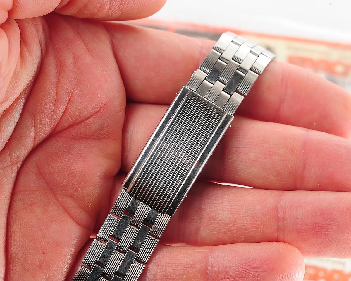Soviet stainless steel bracelet Segment, 18mm