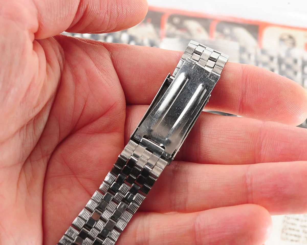 Soviet stainless steel bracelet Segment, 18mm
