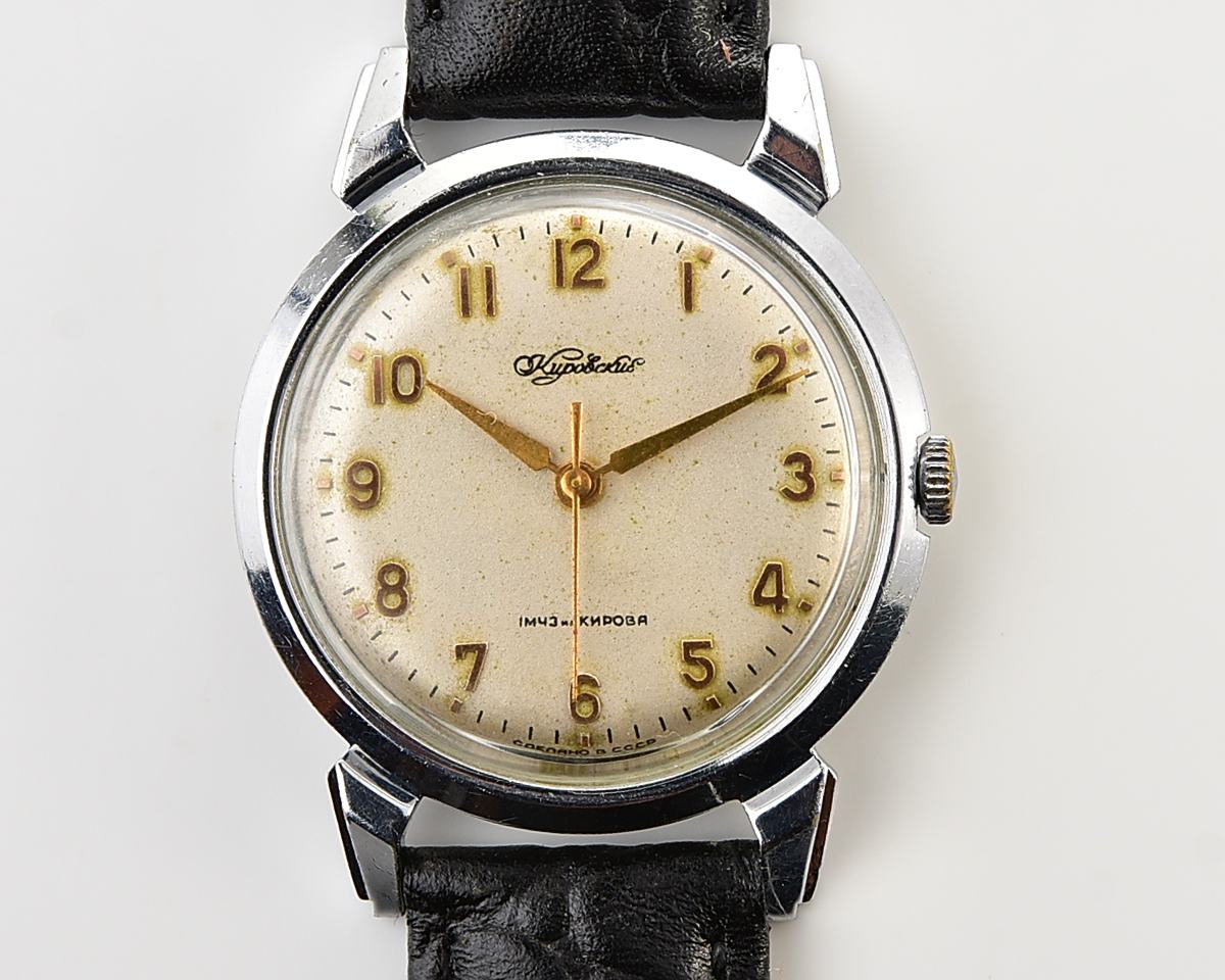 RARE! Beautiful vintage soviet wristwatch from 1950s - Kirovskie from the 1st Moscow Watch Factory
