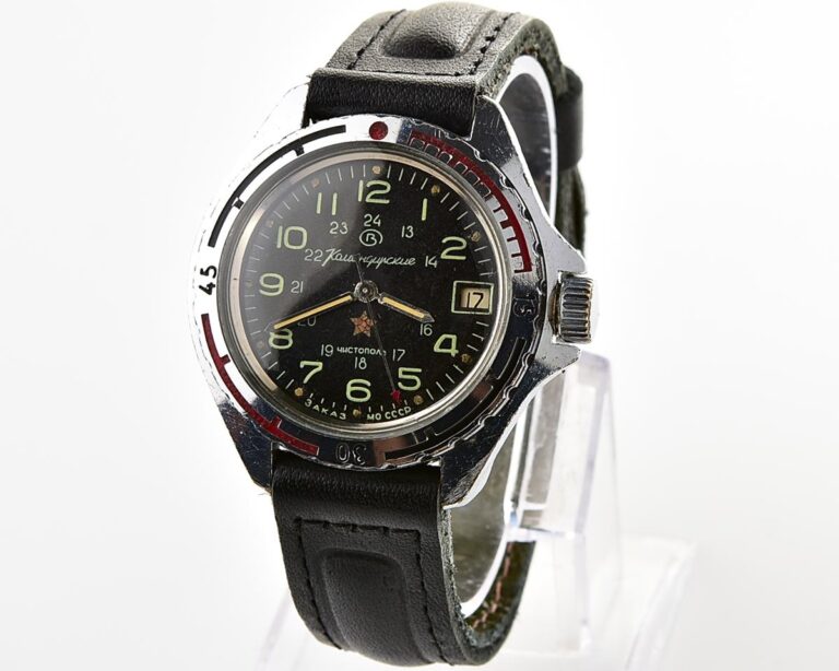Vostok Komandirskie "Zakaz MO CCCP" limited series military watch - very RARE 24 hours dial!