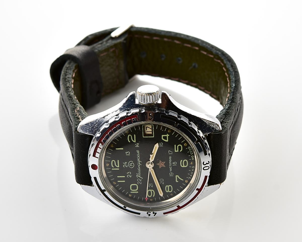 Vostok Komandirskie "Zakaz MO CCCP" limited series military watch - very RARE 24 hours dial!