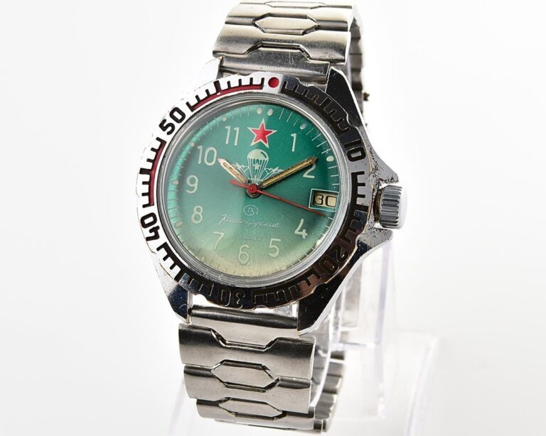 Komandirskie paratroopers mechanical wristwatch for airborn troops