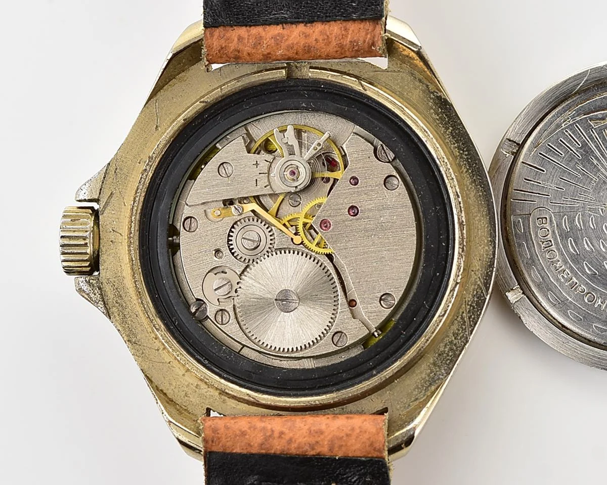 Vostok Komandirskie Tank mechanical wristwatch