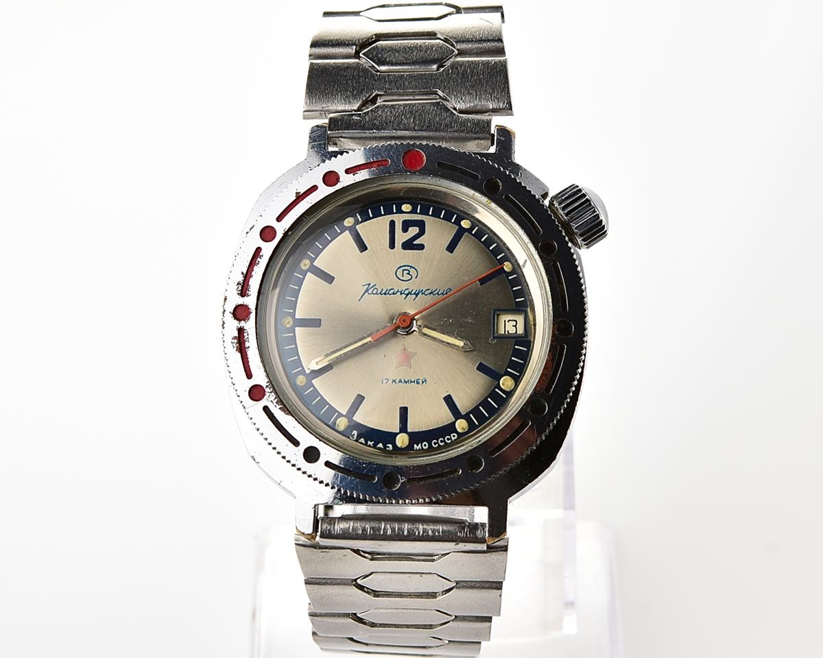 Soviet Vostok Komandirskie limited series watch - "Zakaz MO CCCP"!