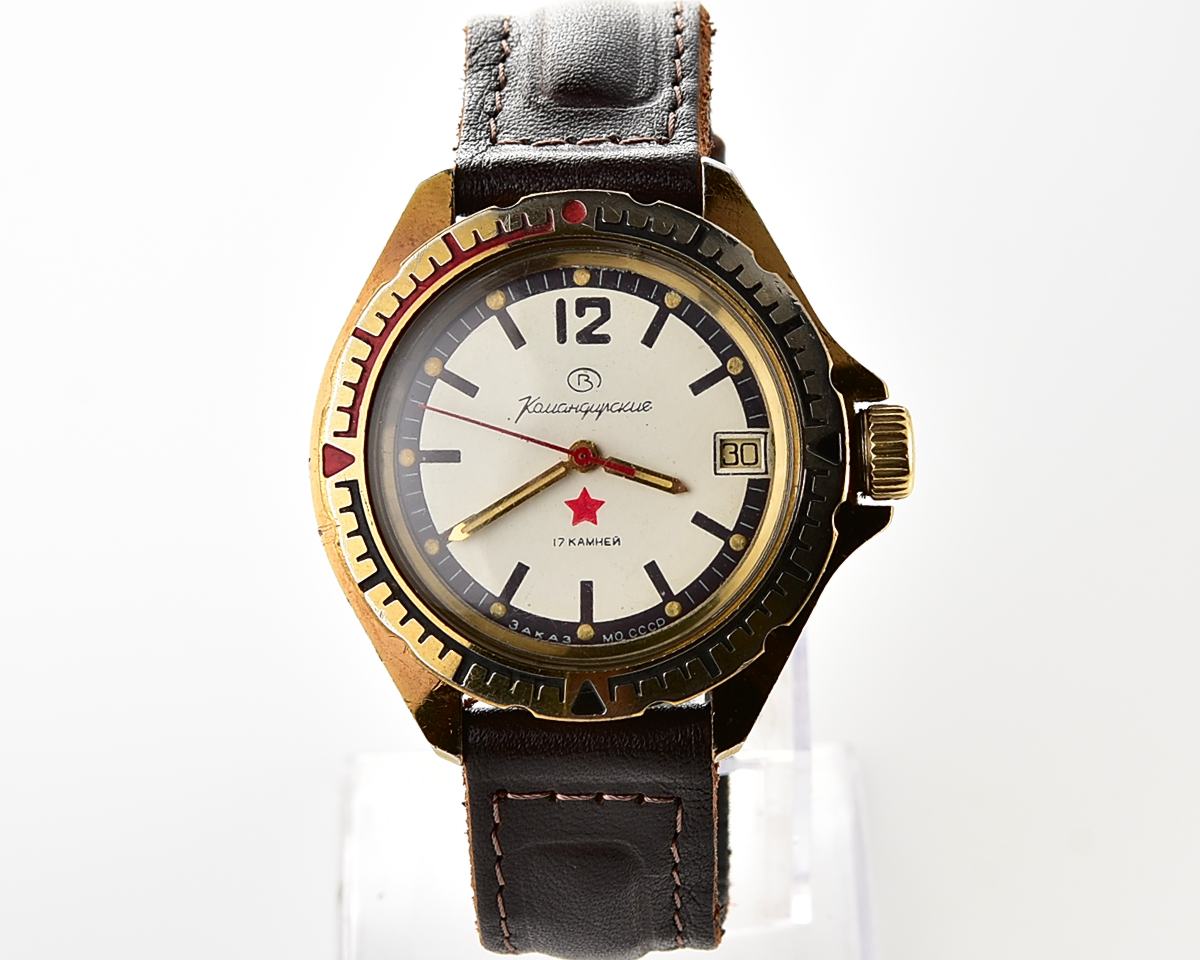Soviet Vostok Komandirskie limited series watch - "Zakaz MO CCCP"!