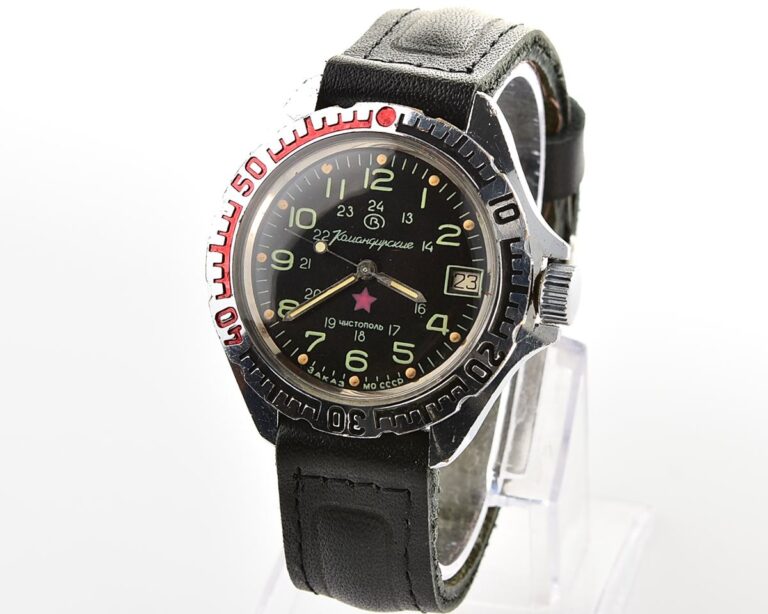 Vostok Komandirskie "Zakaz MO CCCP" limited series military watch - very RARE 24 hours dial!