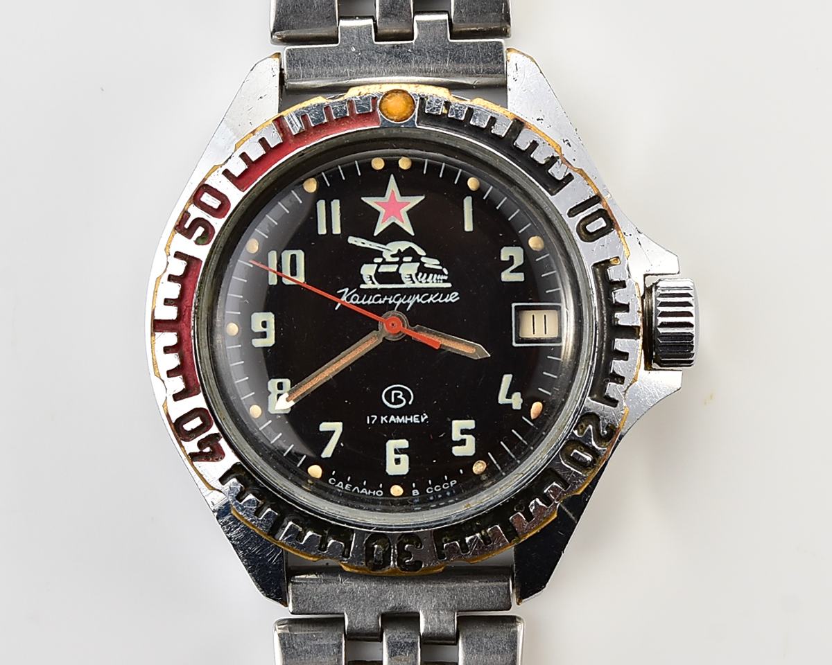 Vostok Komandirskie TANK mechanical watch limited series – “Zakaz MO CCCP”