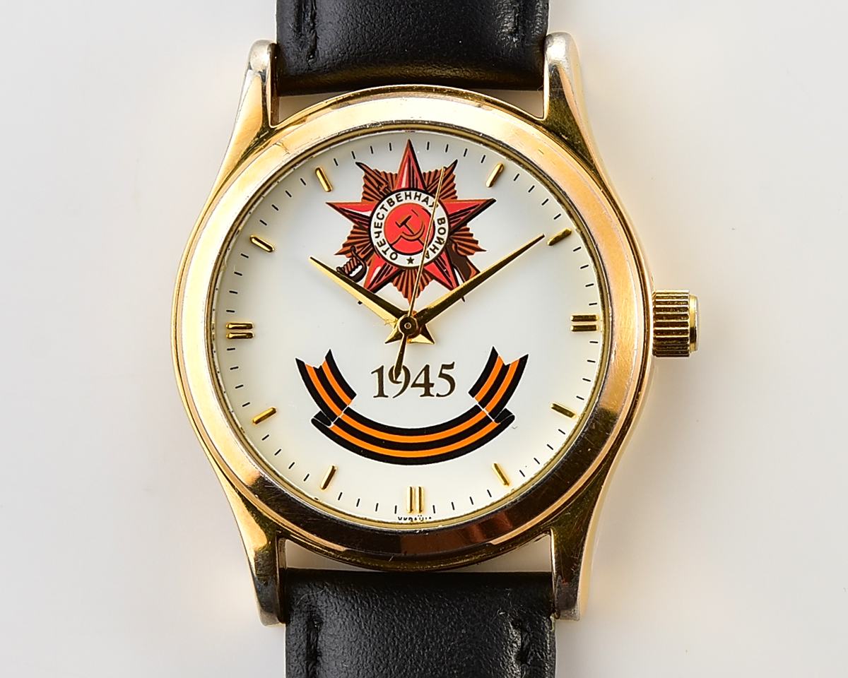 Ukrainian made POLJOT (Kleynod) wristwatch - gift to veteran of WW2
