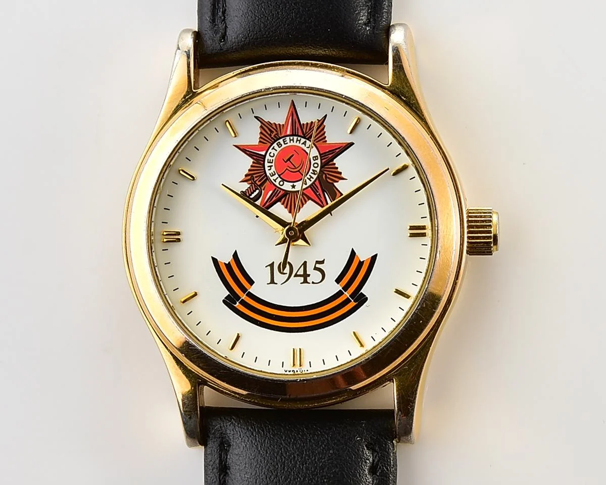 🇺🇦Ukrainian made Poljot (Kleynod) wristwatch - gift to veteran of WW2