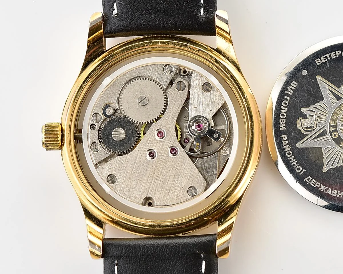 🇺🇦Ukrainian made Poljot (Kleynod) wristwatch - gift to veteran of WW2