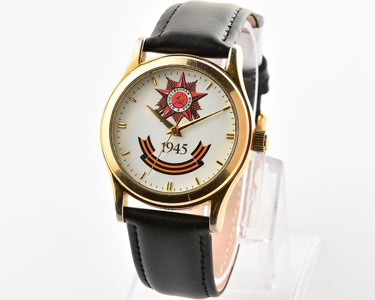 🇺🇦Ukrainian made Poljot (Kleynod) wristwatch - gift to veteran of WW2