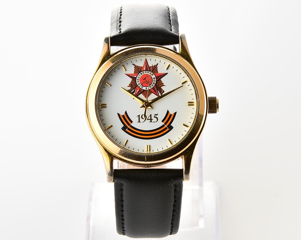 Ukrainian made POLJOT (Kleynod) wristwatch - gift to veteran of WW2