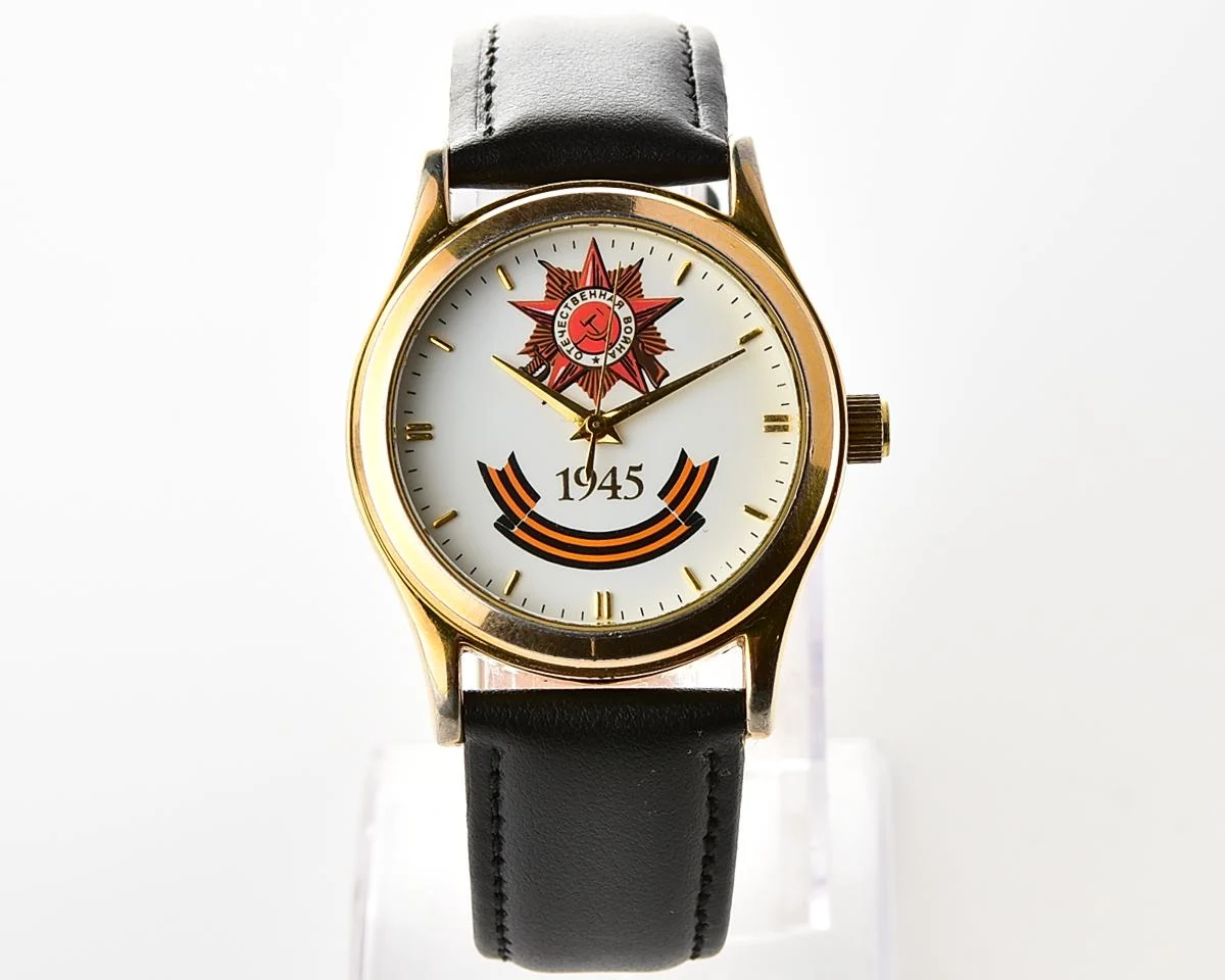 🇺🇦Ukrainian made Poljot (Kleynod) wristwatch - gift to veteran of WW2