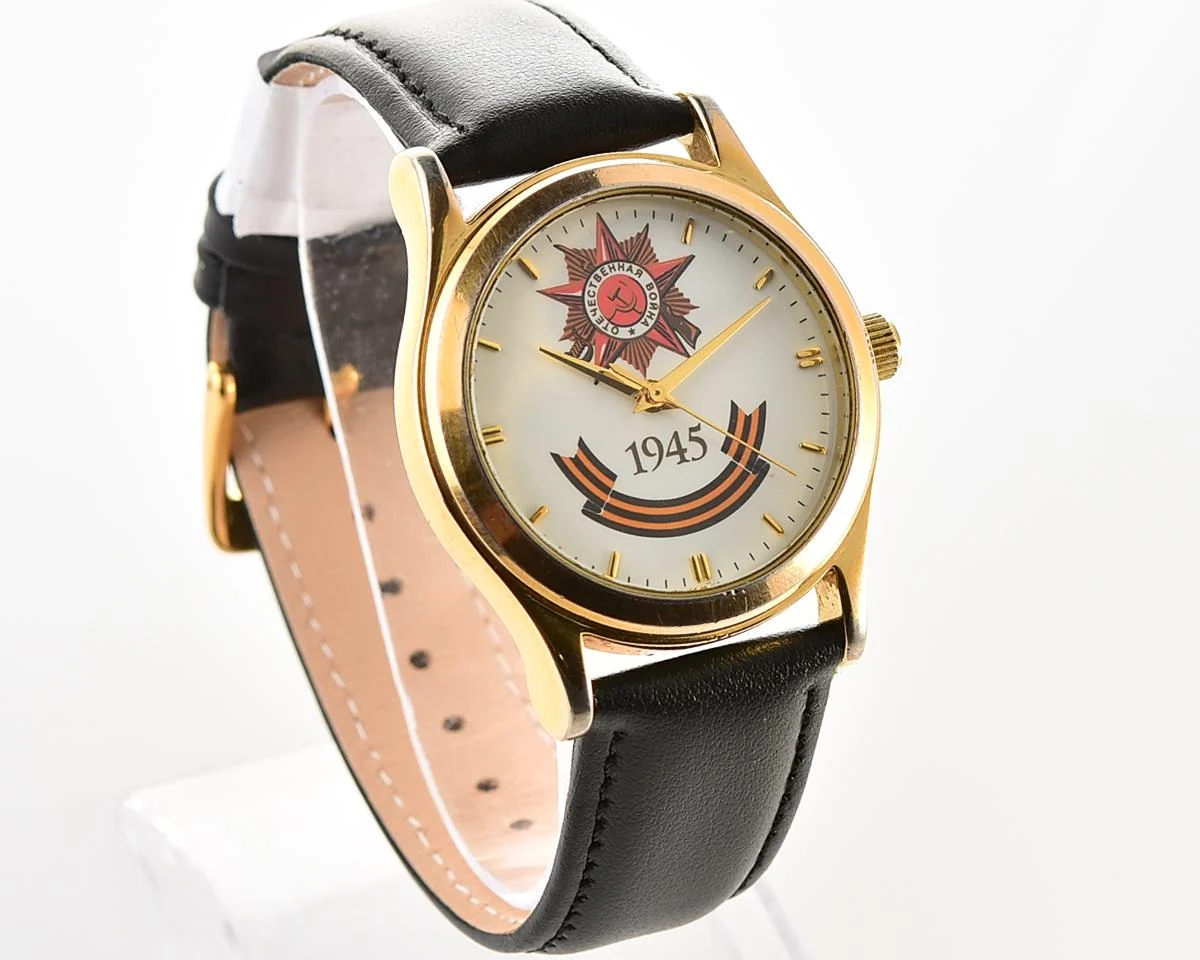 🇺🇦Ukrainian made Poljot (Kleynod) wristwatch - gift to veteran of WW2