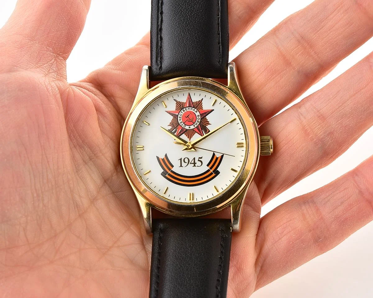 🇺🇦Ukrainian made Poljot (Kleynod) wristwatch - gift to veteran of WW2