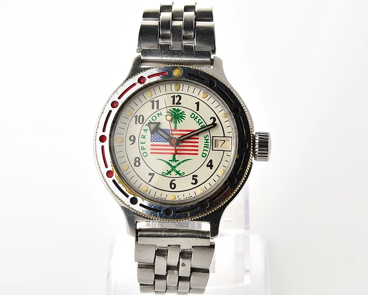 Vostok Amphibia Operation Desert Shield mechanical wristwatch