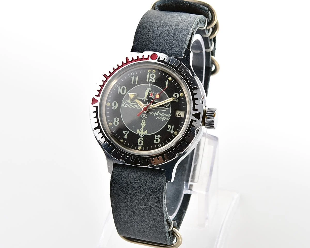 Vostok Amphibia with automatic self winding movement – Submarine captain!