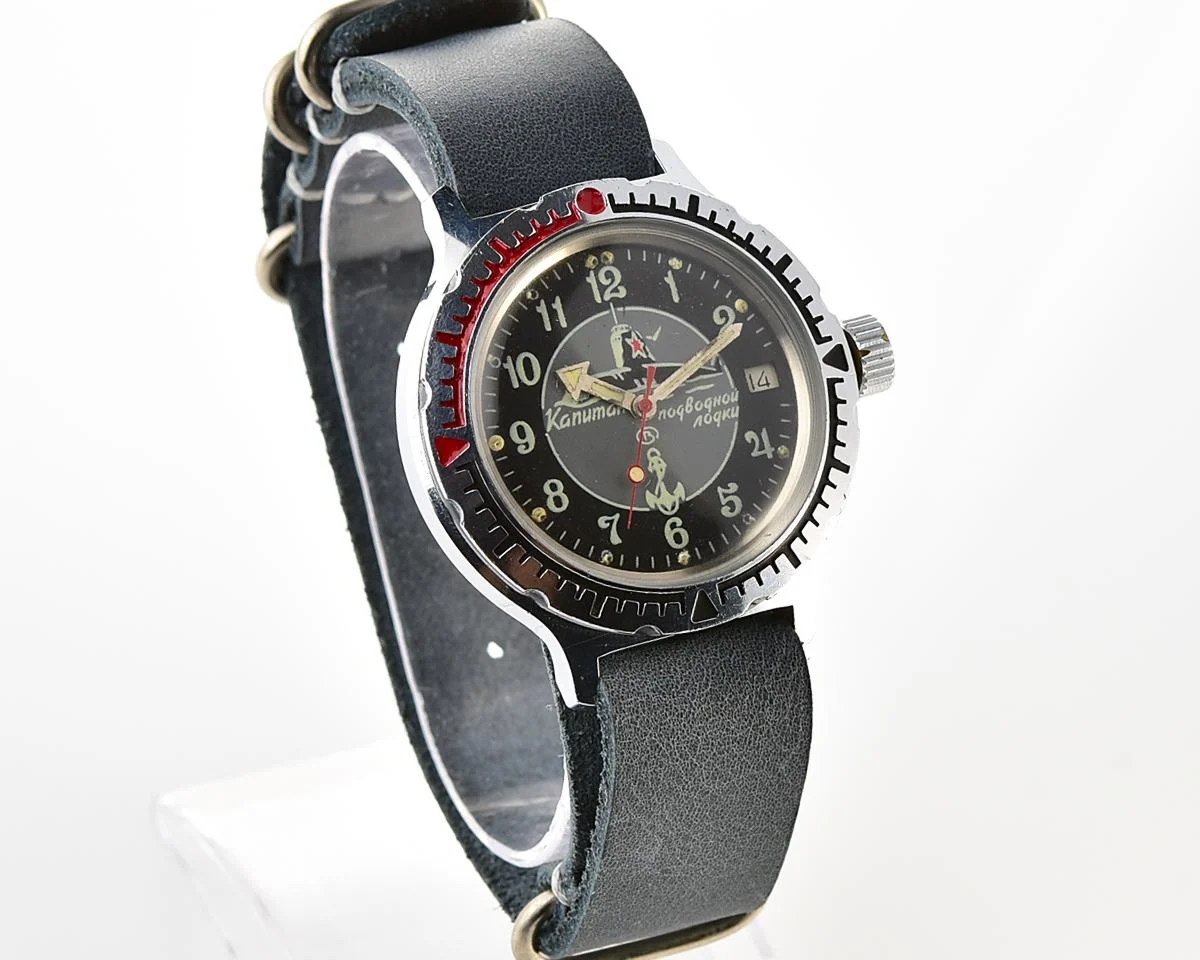 Vostok Amphibia with automatic self winding movement – Submarine captain!