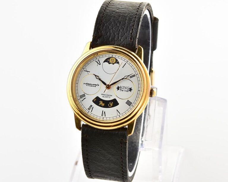 Vintage Himuro Kyosuke “King Swing” Fan Club – Moonphase & Zodiac Quartz from the early 1990s