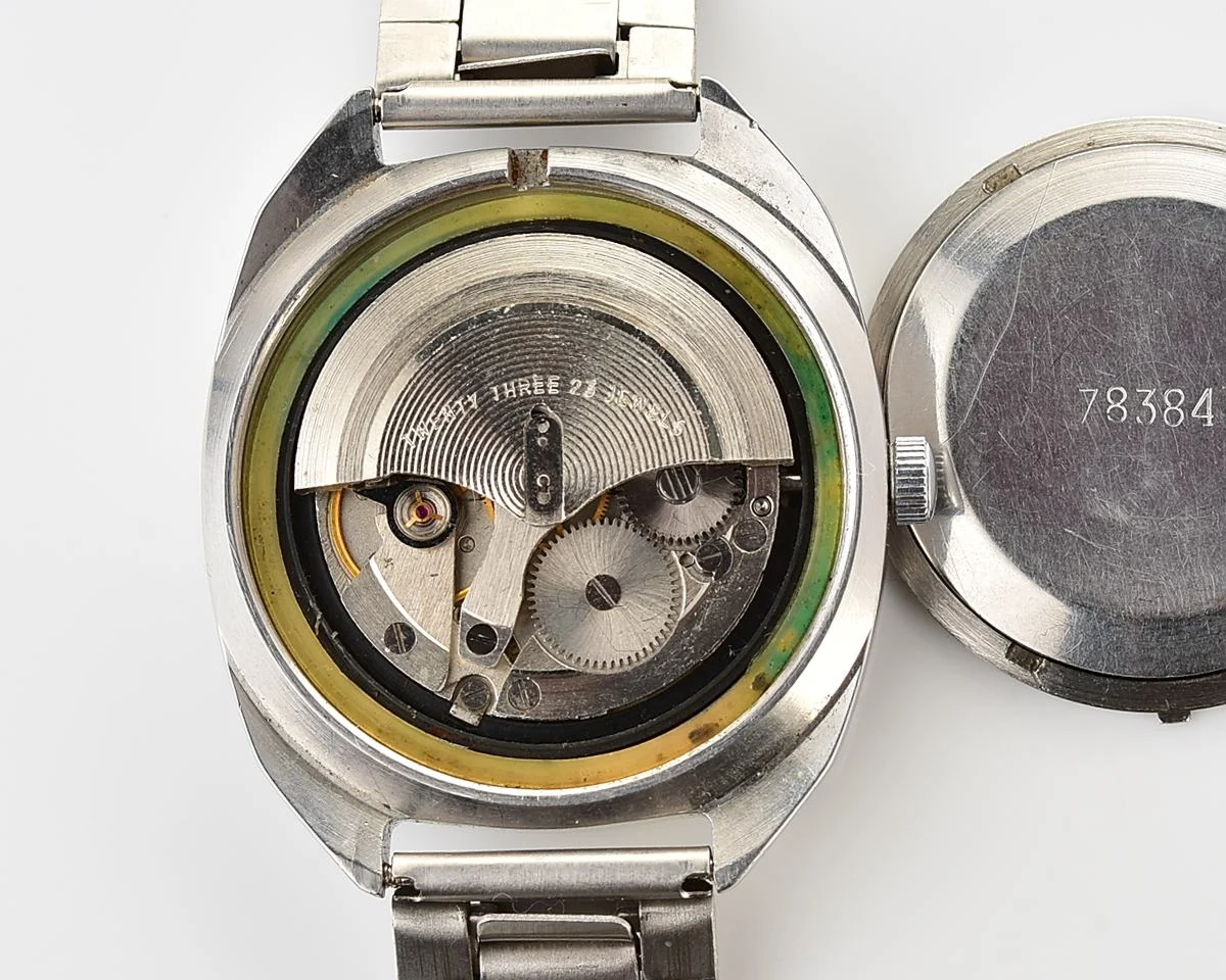Poljot "55G"(Aeroflot) automatic mechanical watch in stainless steel body