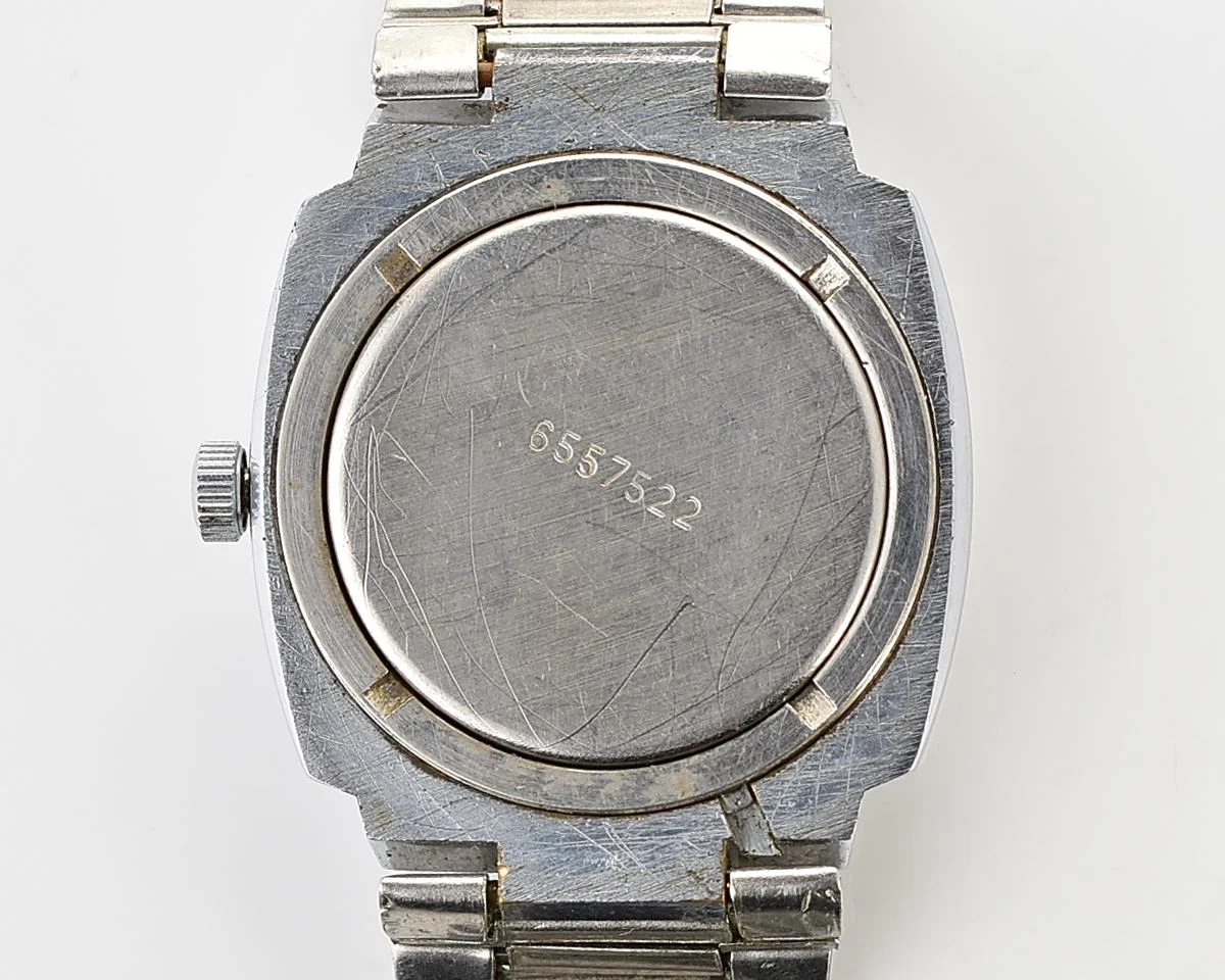 Vintage Soviet Poljot mechanical wristwatch with original stainless steel bracelet