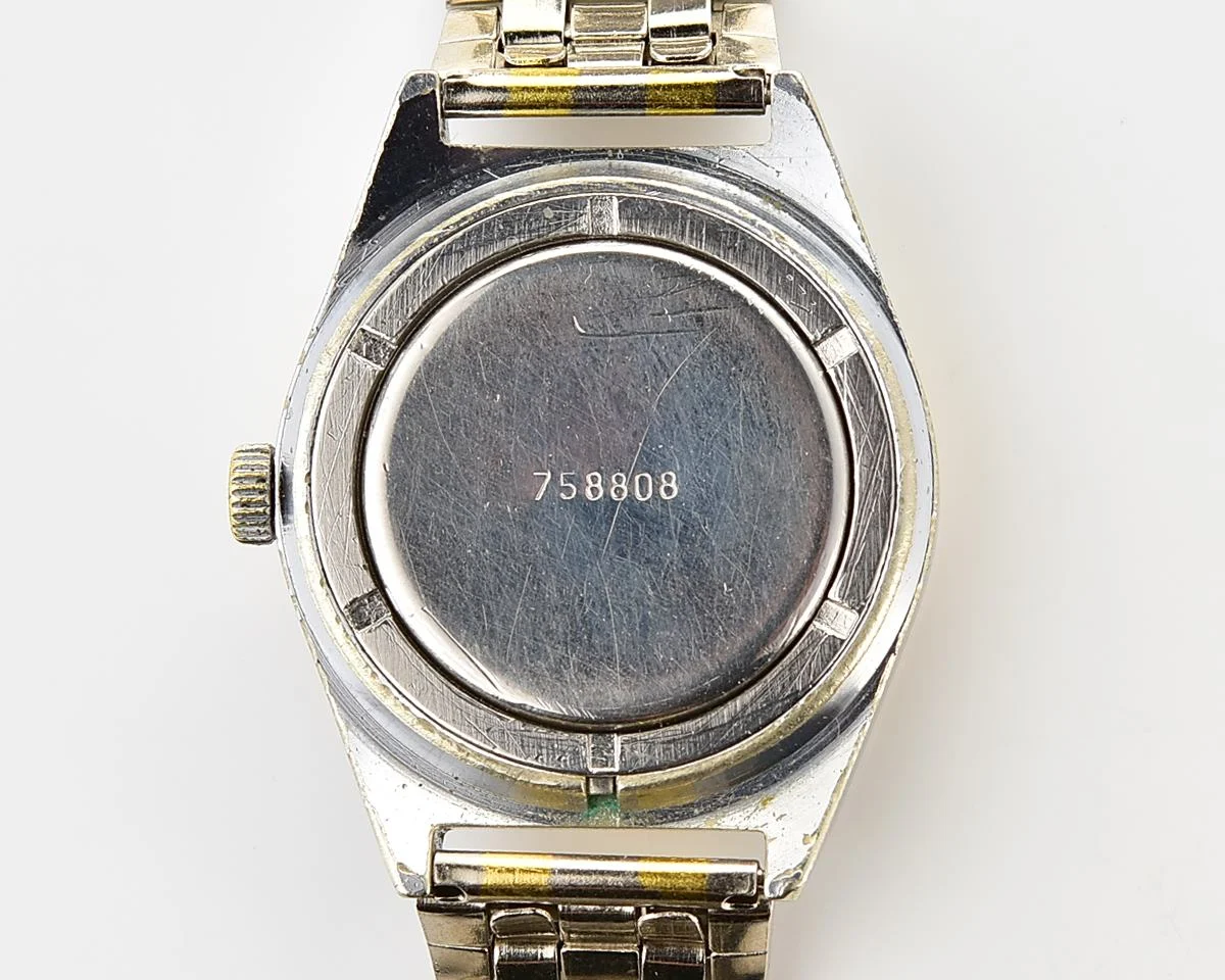 Raketa vintage mechanical wristwatch with double calendar