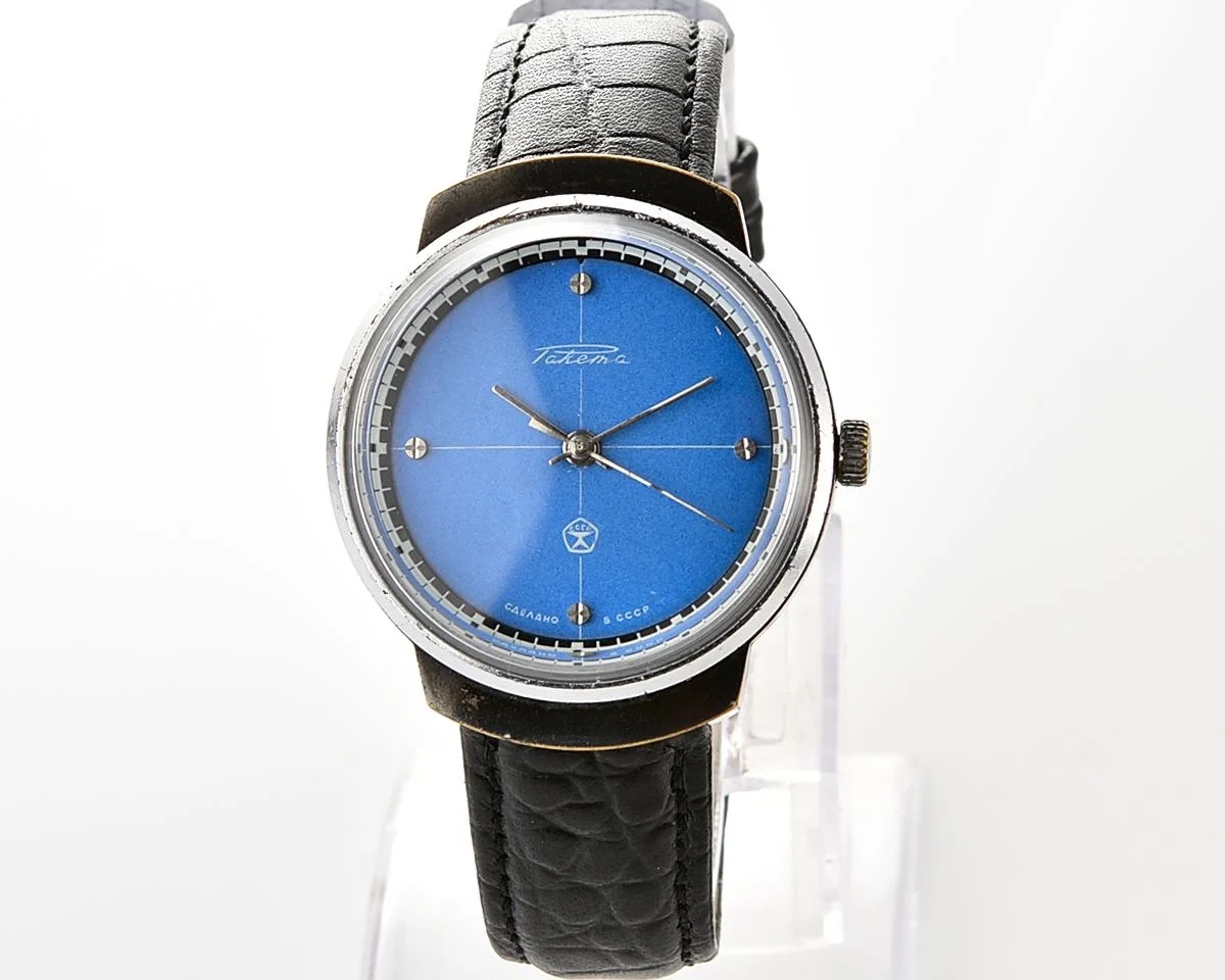 Soviet Raketa vintage mechanical wristwatch