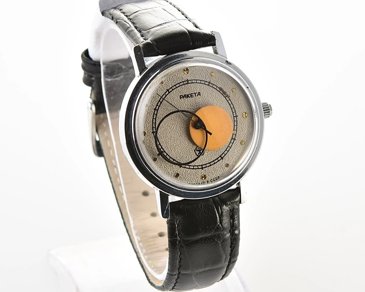 Vintage Soviet Raketa Copernicus mechanical wristwatch