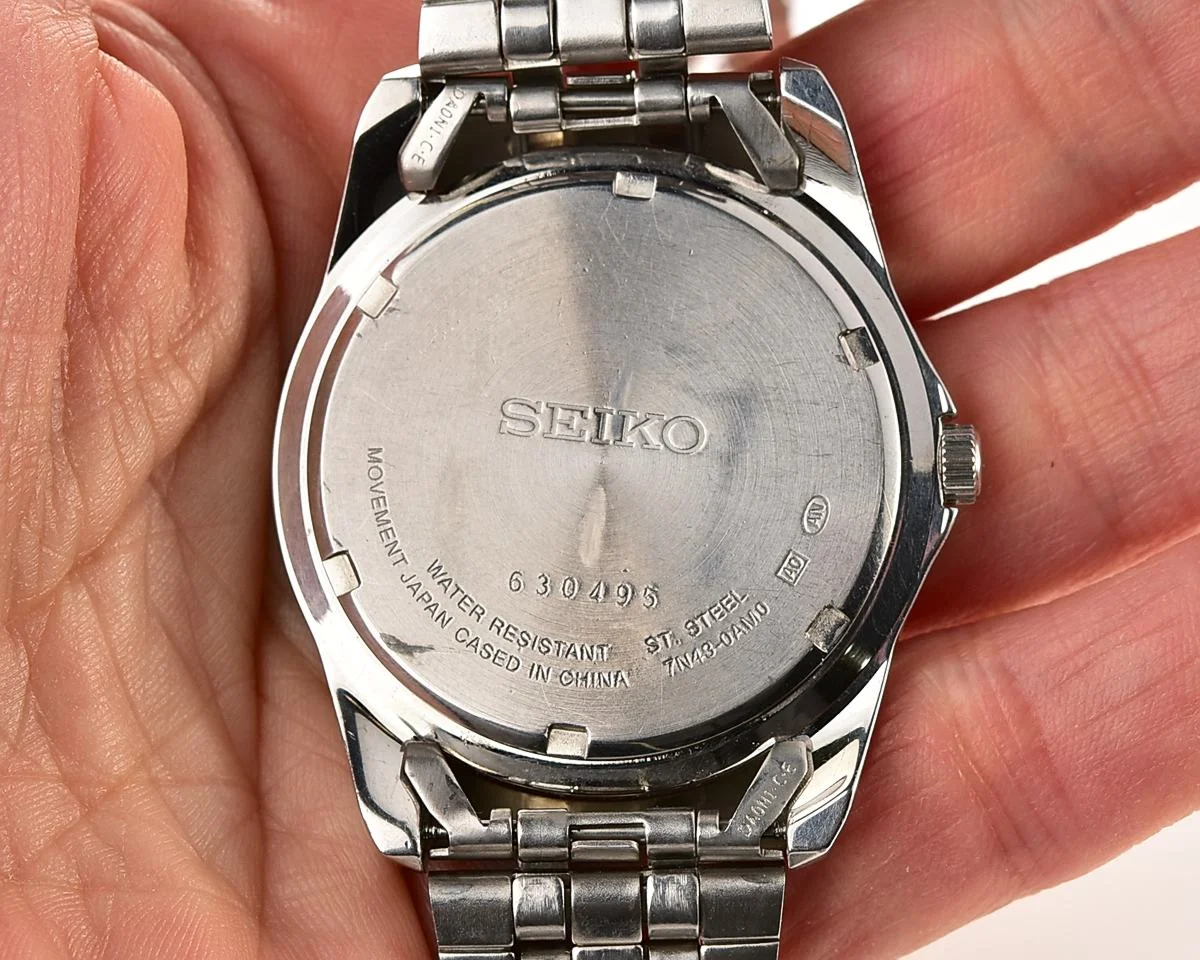 Vintage Seiko Stainless Steel Day-Date Quartz - Sleek Neo-Vintage Daily Wearer
