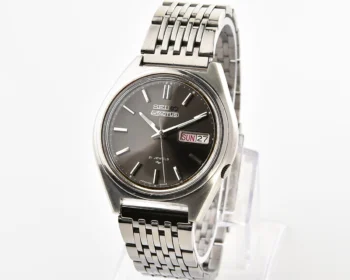 Vintage Seiko 5 Actus Automatic - Charcoal Sunburst JDM Classic, from February 1976