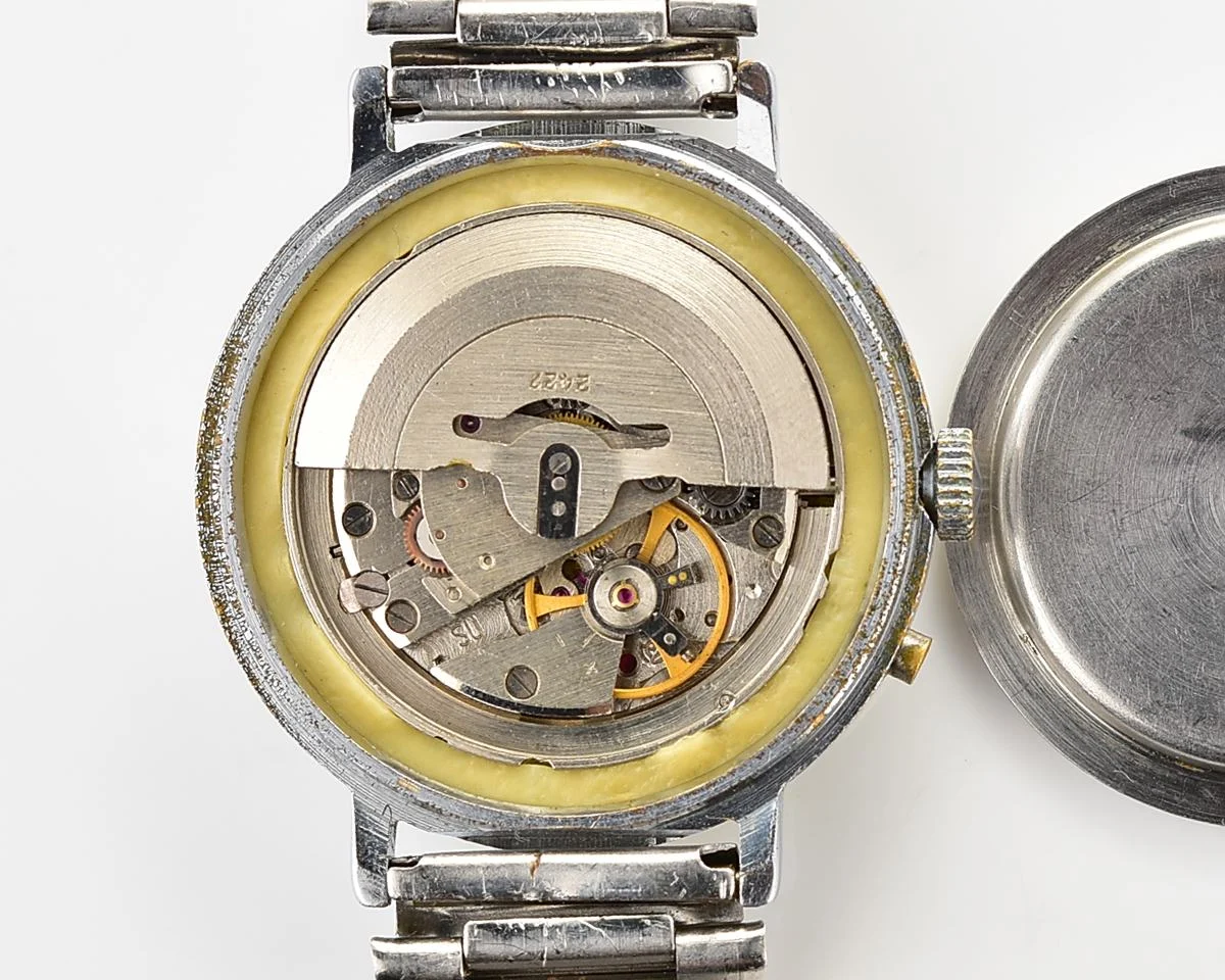 Soviet mechanical Sekonda vintage wristwatch with automatic self-winding movement