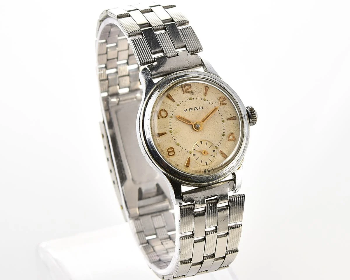 Vintage Soviet mechanical Uran wristwatch