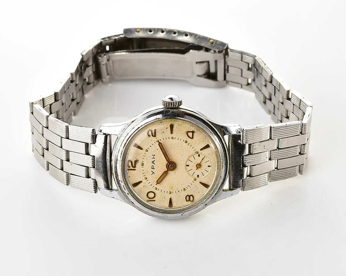 Vintage Soviet mechanical Uran wristwatch