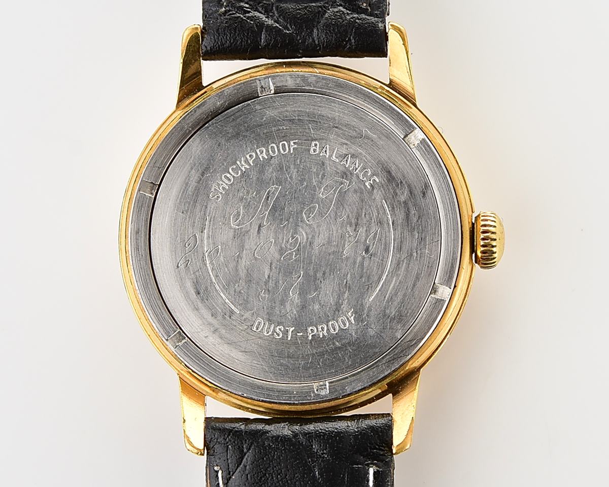 Excellent vintage soviet Wostok (Vostok) mechanical gold-plated wristwatch