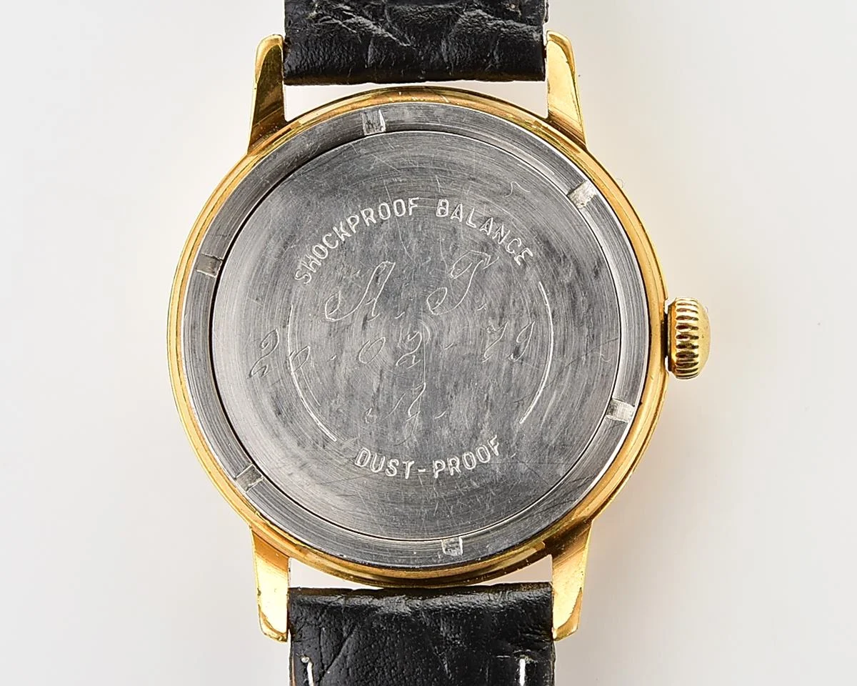 Excellent vintage Soviet Wostok (Vostok) mechanical gold-plated wristwatch