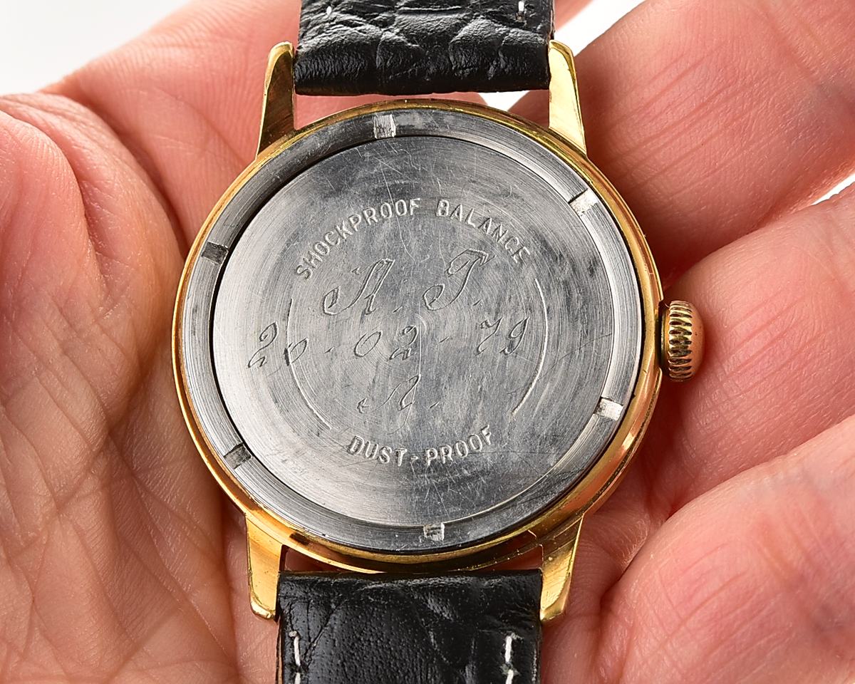 Excellent vintage soviet Wostok (Vostok) mechanical gold-plated wristwatch