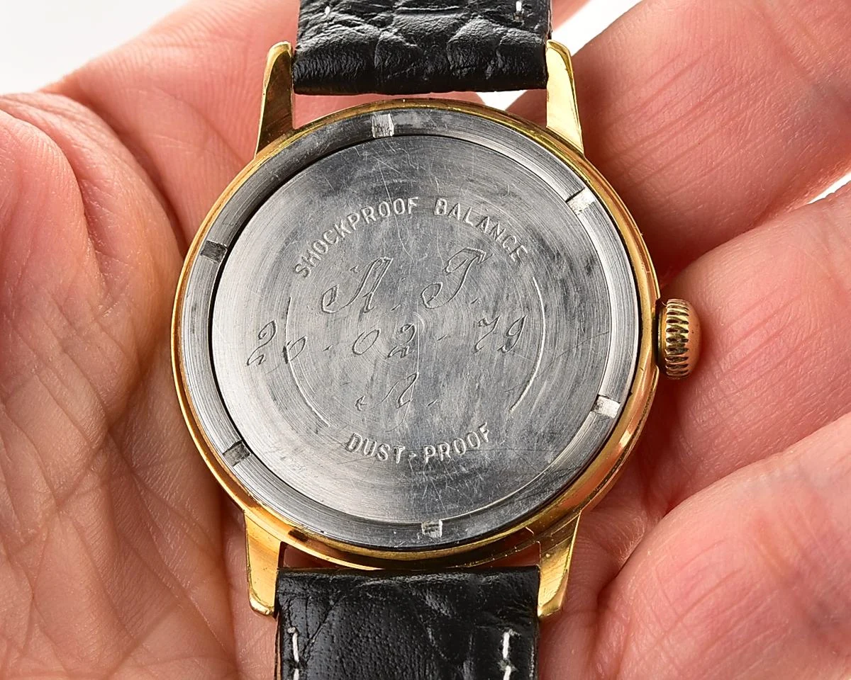Excellent vintage Soviet Wostok (Vostok) mechanical gold-plated wristwatch