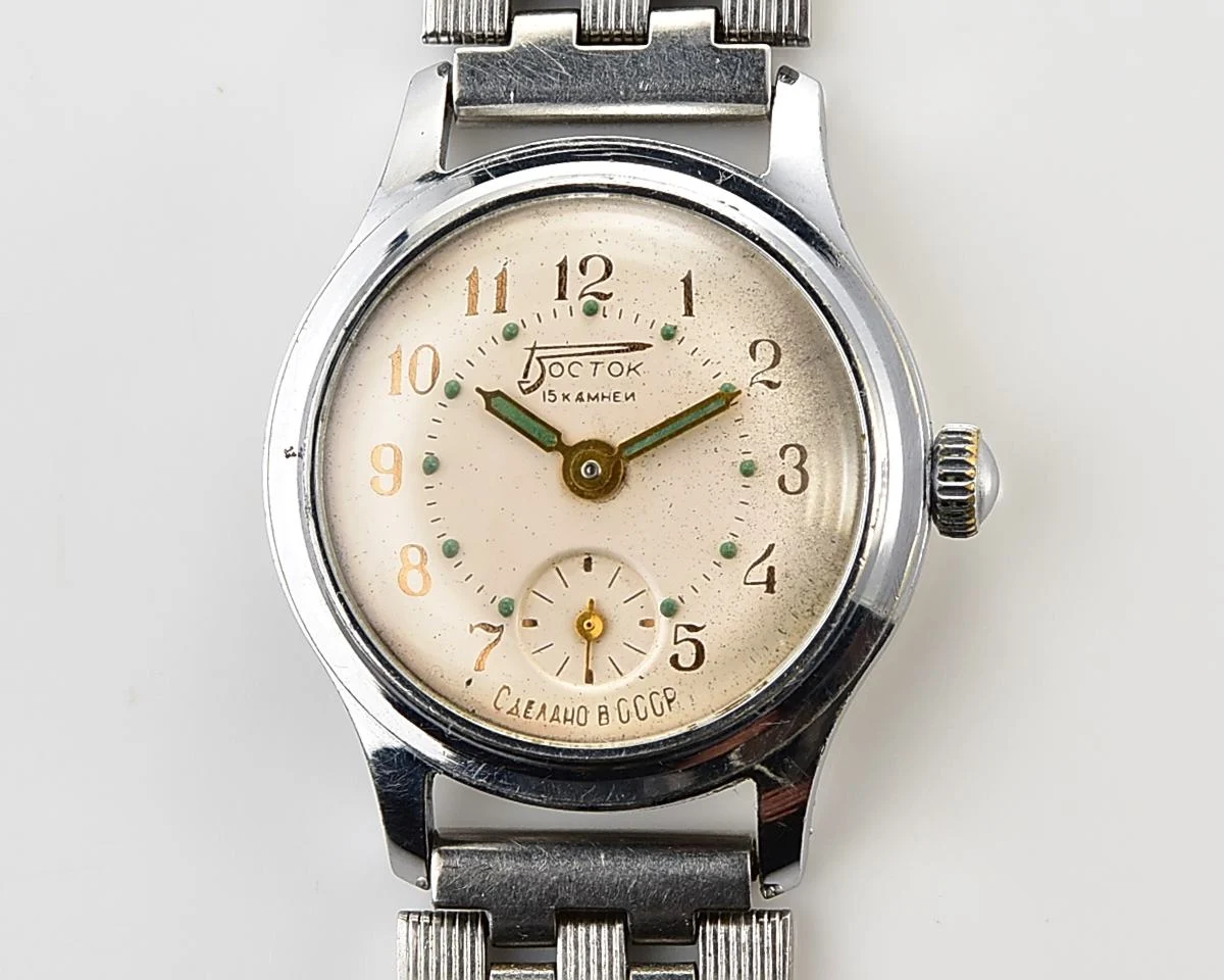 Soviet vintage Vostok mechanical wristwatch