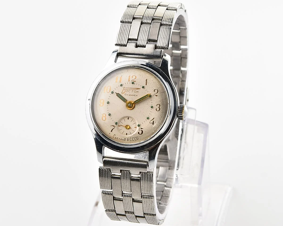 Soviet vintage Vostok mechanical wristwatch