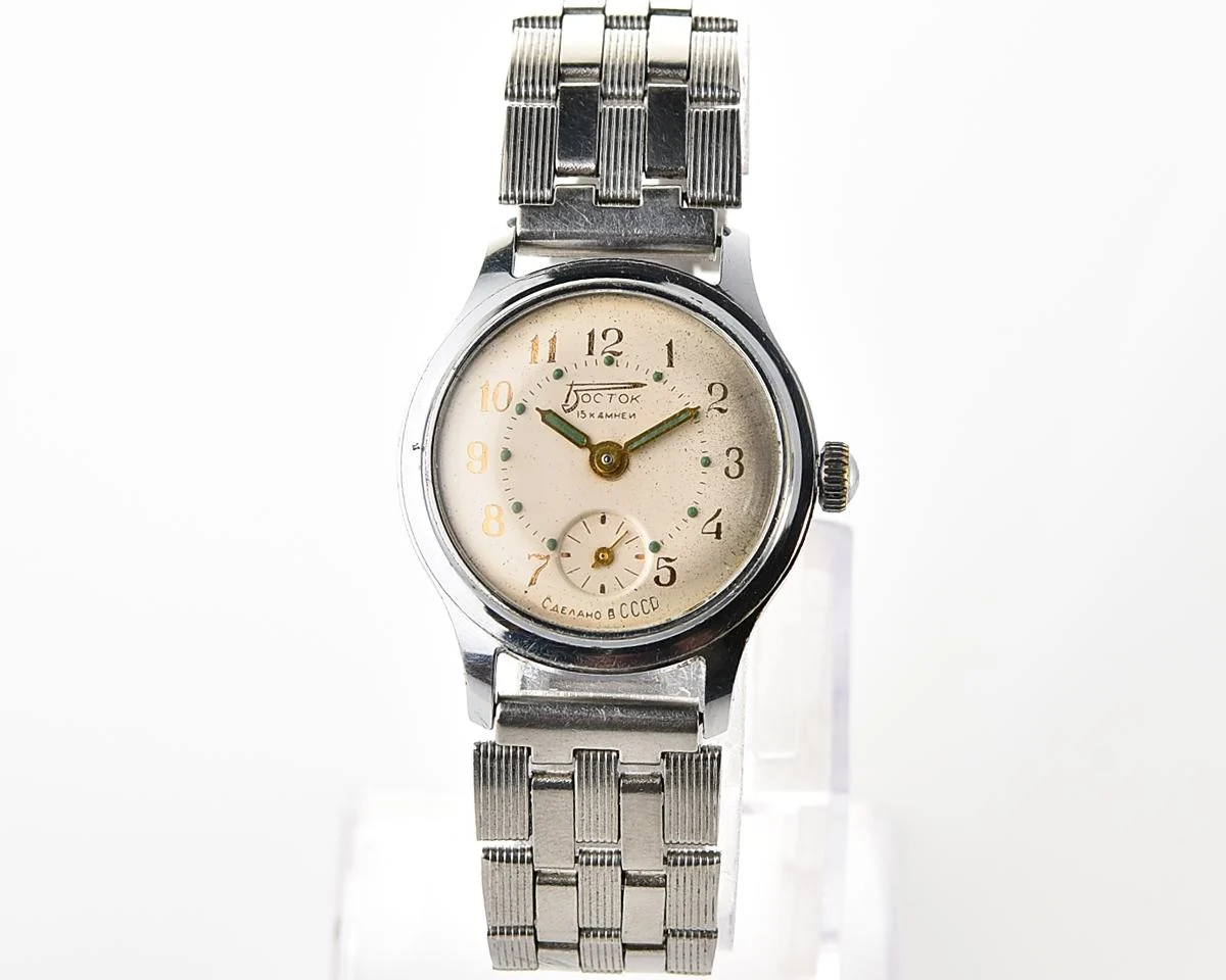 Soviet vintage Vostok mechanical wristwatch
