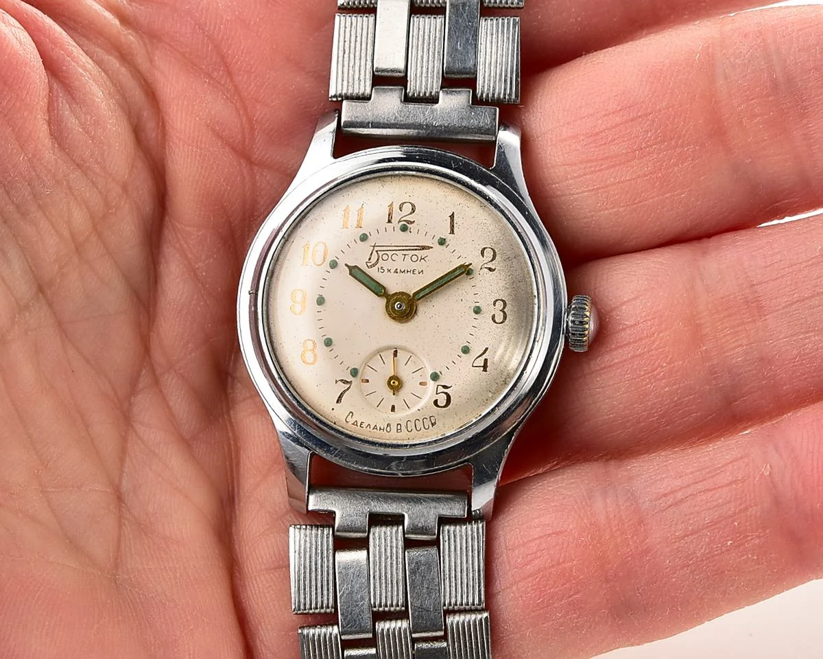 Soviet vintage Vostok mechanical wristwatch