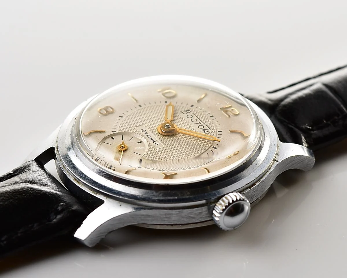 Soviet vintage Vostok mechanical wristwatch