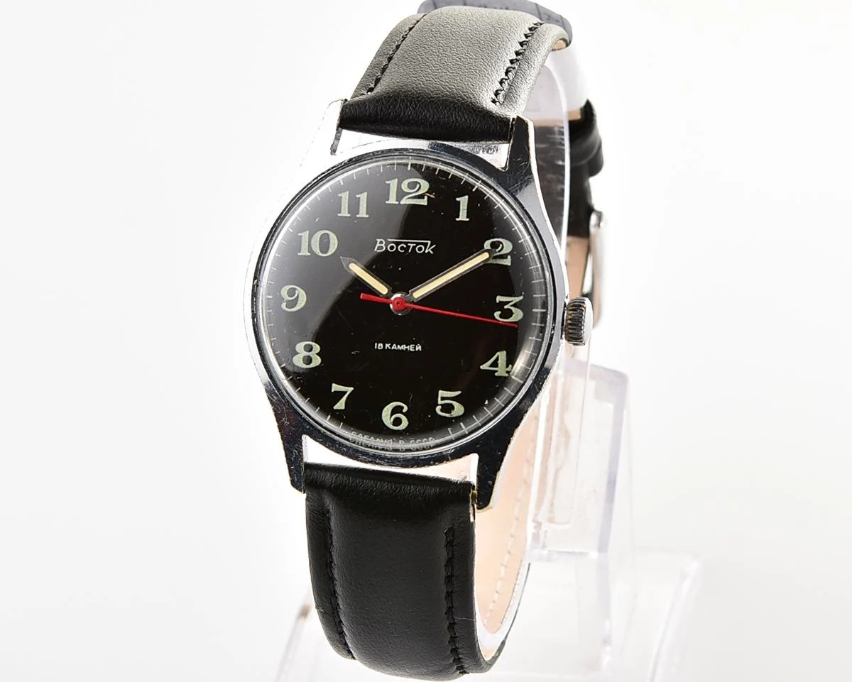 Excellent Soviet Wostok (Vostok) vintage mechanical wristwatch
