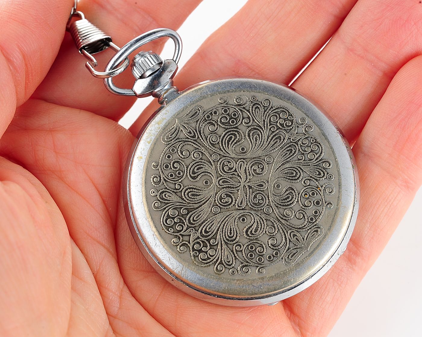Soviet Molnija quartz pocket watch