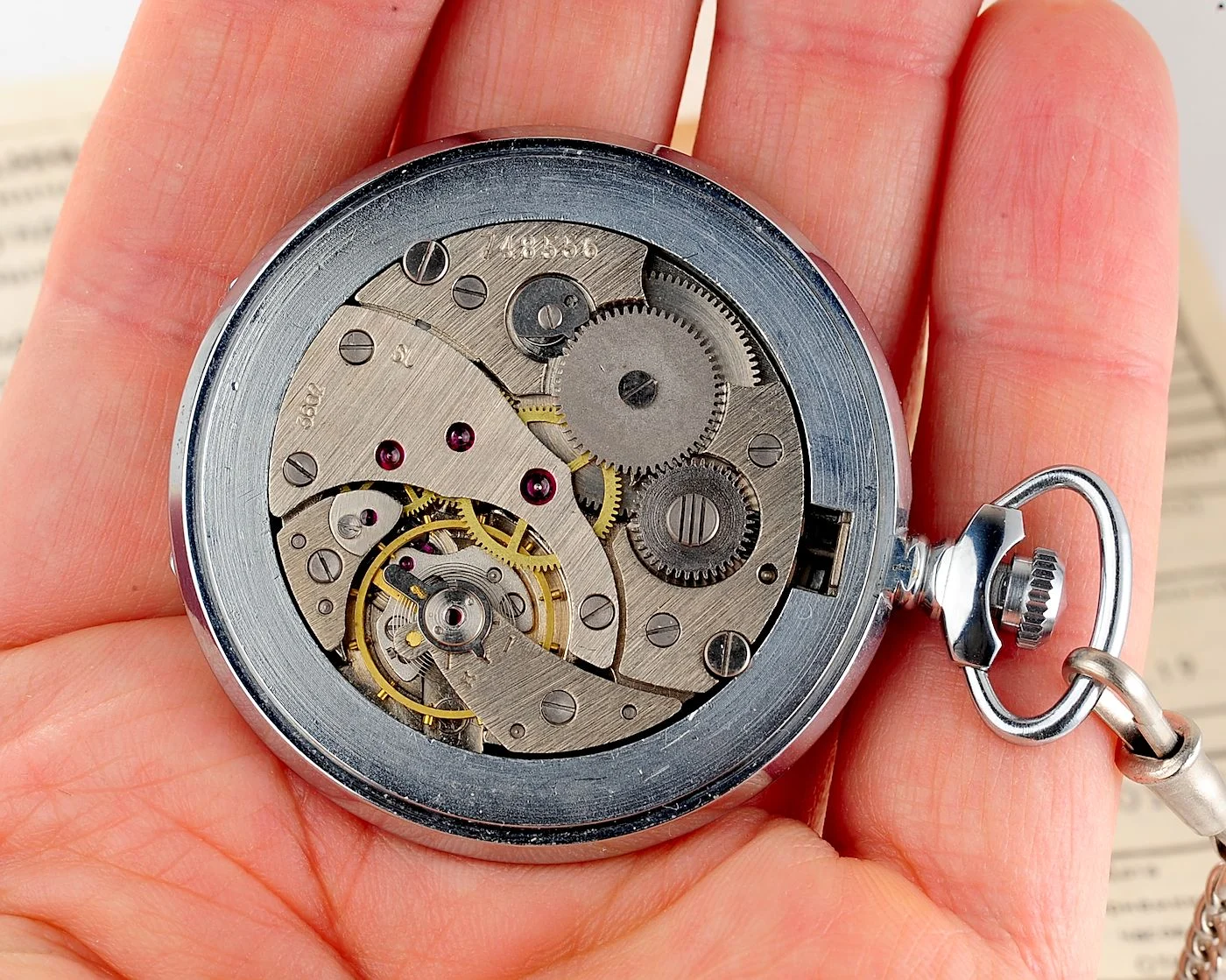 TIME CAPSULE: Soviet Molnija mechanical pocket watch - New Old Stock (NOS)!