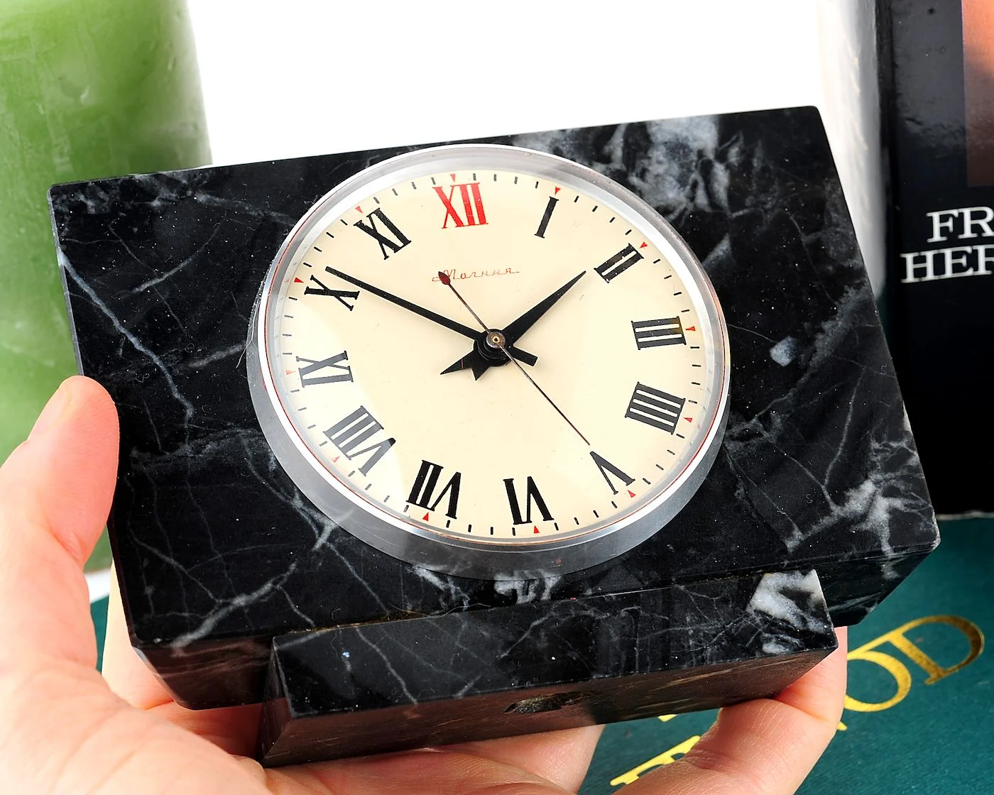 watch Molnija table clock in granit 18495-SCS_0863