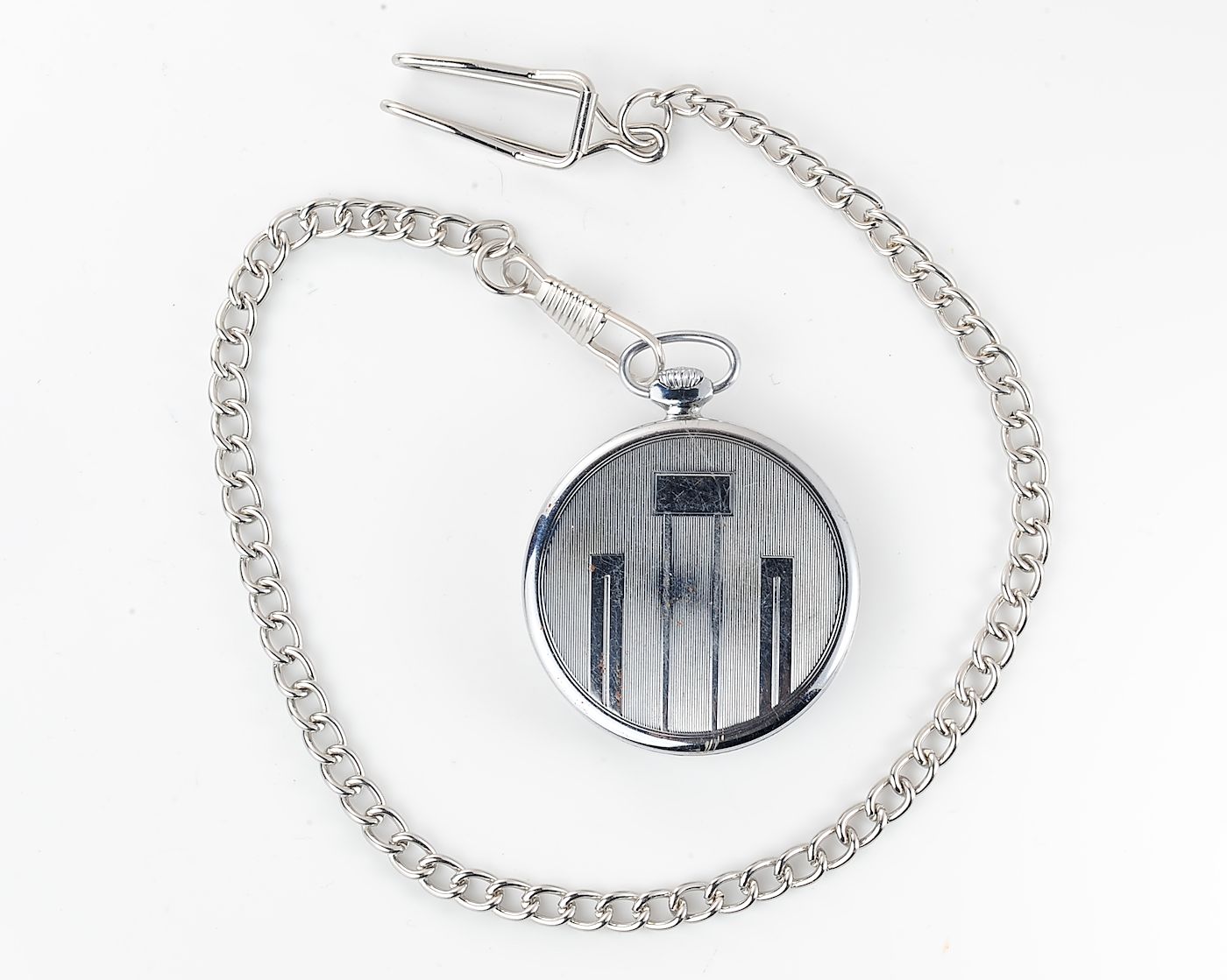 Excellent soviet MOLNIJA open face vintage pocket watch, from the 3rd quarter of 1954!