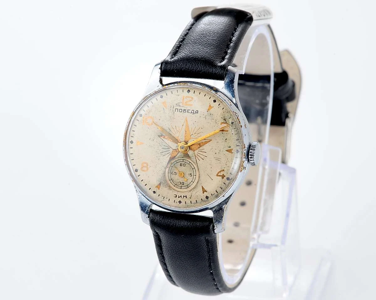 Rare! Vintage Soviet mechanical watch Pobeda Star