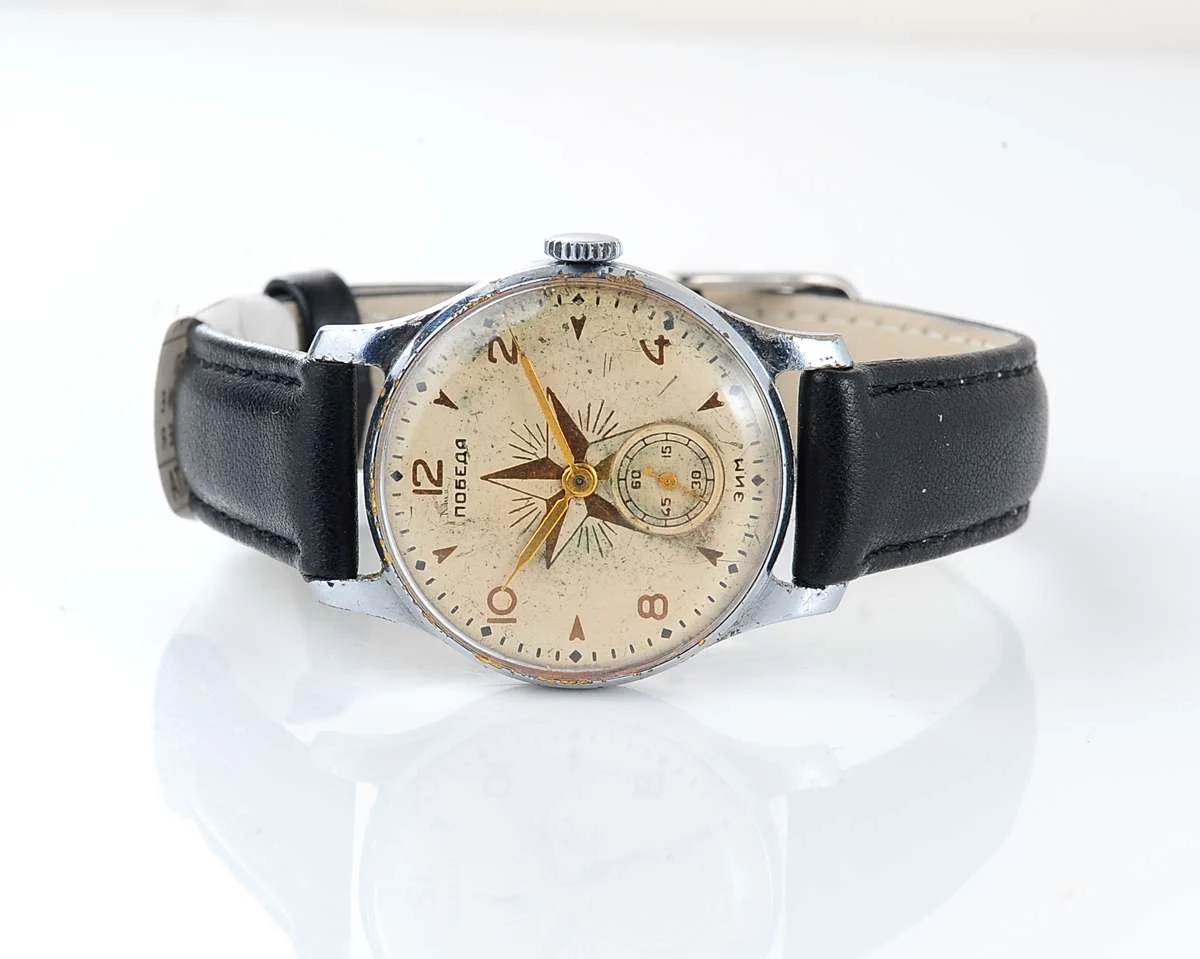 Rare! Vintage Soviet mechanical watch Pobeda Star